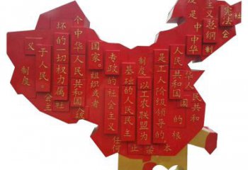 城市不銹鋼黨旗雕塑的傳承與發展