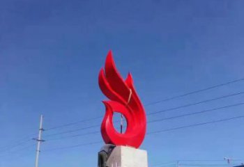 鳳凰雕塑點綴城市的不銹鋼景觀