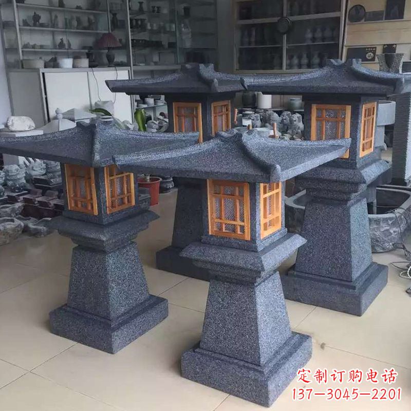 大理石仿漢闕石雕燈籠 大理石仿漢闕石雕燈籠