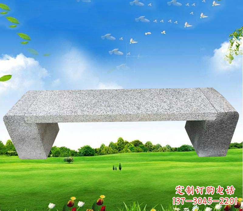 大理石公園景觀石凳