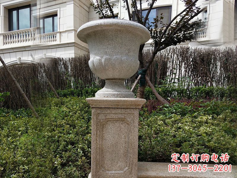 花盆雕塑 - 大理石/花缽/小區/花盆/石雕 花盆雕塑 - 大理石/花缽/小區/花盆/石雕