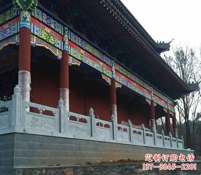 大理石景區石欄板石雕