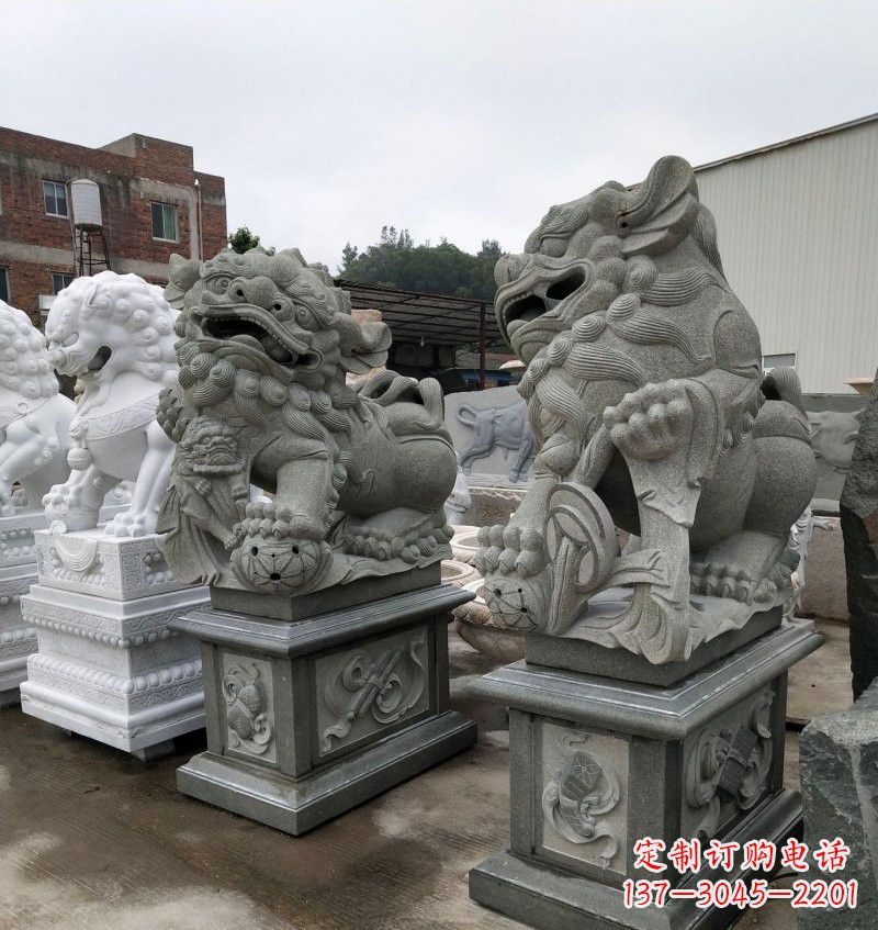 大理石雕塑 - 大理石/錢獅/南方/獅子 大理石雕塑 - 大理石/錢獅/南方/獅子
