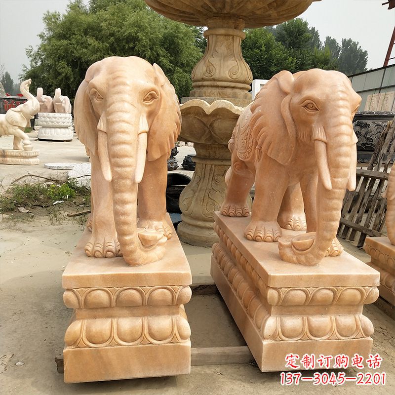 鈴鐺雕塑 - 大象/鈴鐺/石雕 鈴鐺雕塑 - 大象/鈴鐺/石雕
