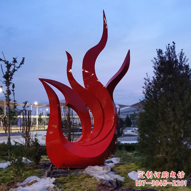 精致工藝大型不銹鋼鳳凰雕塑