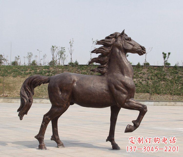大型仿真馬銅雕擺件 (3)