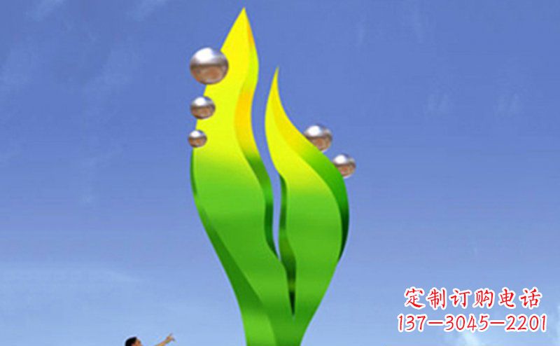 大型廣場不-銹-鋼-雕-塑-生機(jī)