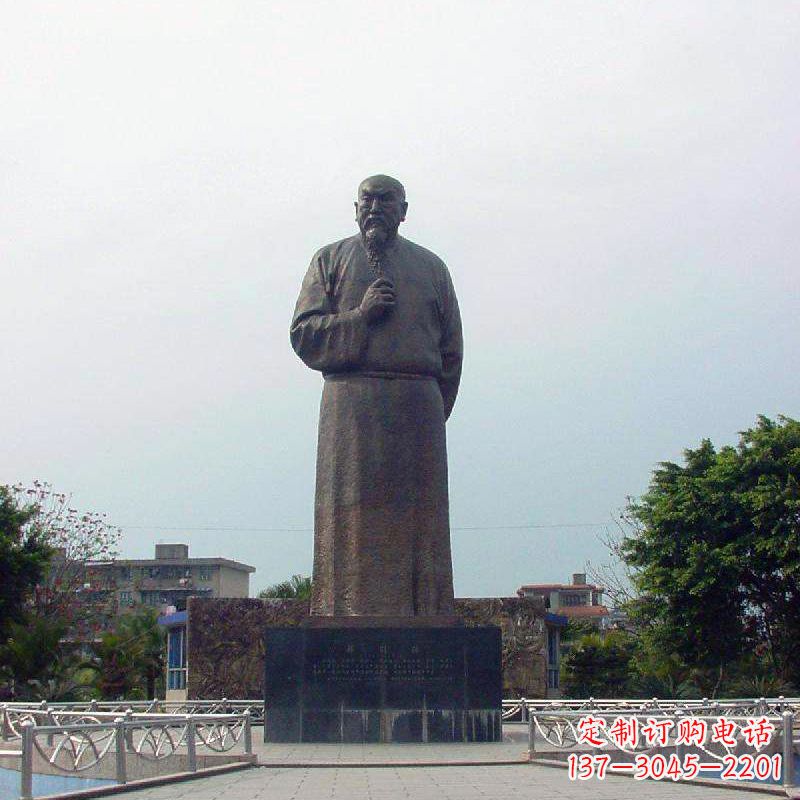 精美林則徐雕塑，傳承歷史文化