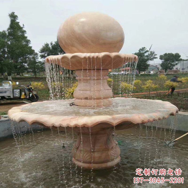 精美石材風水球雕塑 精美石材風水球雕塑