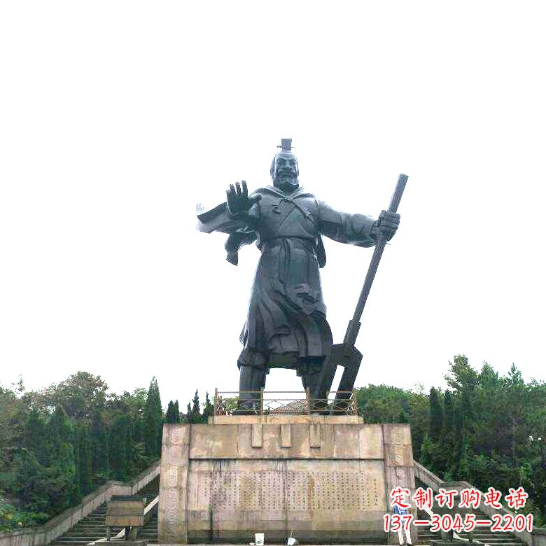 大禹治水景觀雕像