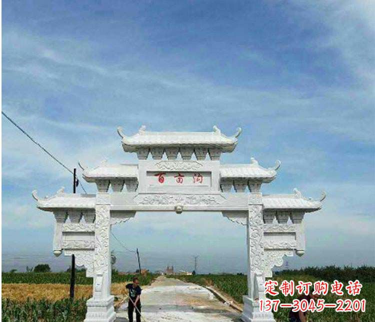 西方風(fēng)格石牌坊石雕 西方風(fēng)格石牌坊石雕