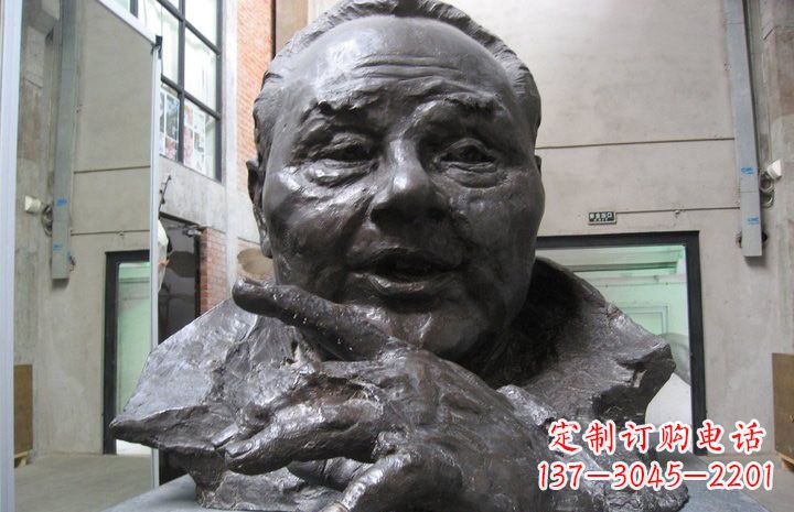 鄧小平頭像銅雕