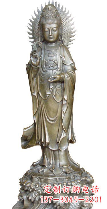 渡海觀音銅雕塑,定制專屬你的福緣 渡海觀音銅雕塑,定制專屬你的福緣