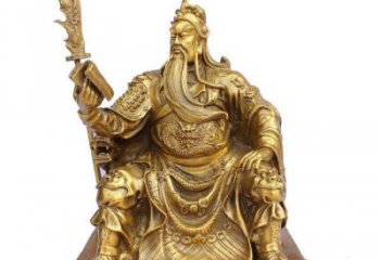 精美關公銅雕