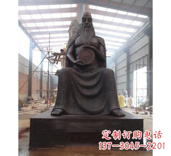 伏羲銅雕