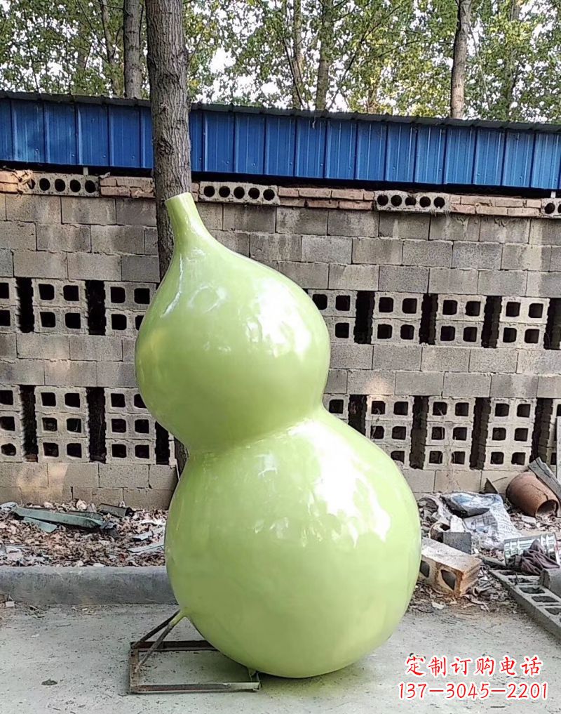 公園裝飾休閑雕塑——葫蘆仿真玻璃鋼雕塑 公園裝飾休閑雕塑——葫蘆仿真玻璃鋼雕塑