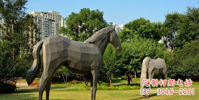 產(chǎn)品名稱不銹鋼動物抽象雕塑