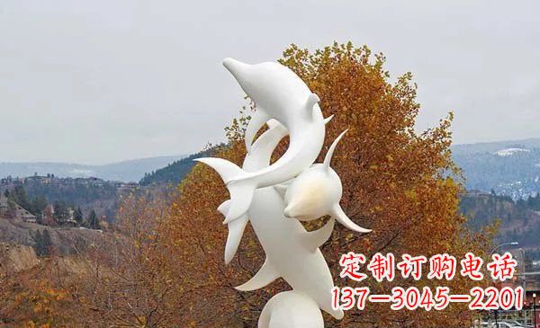 山東中領雕塑海豚雕塑讓自然之美悠然而生