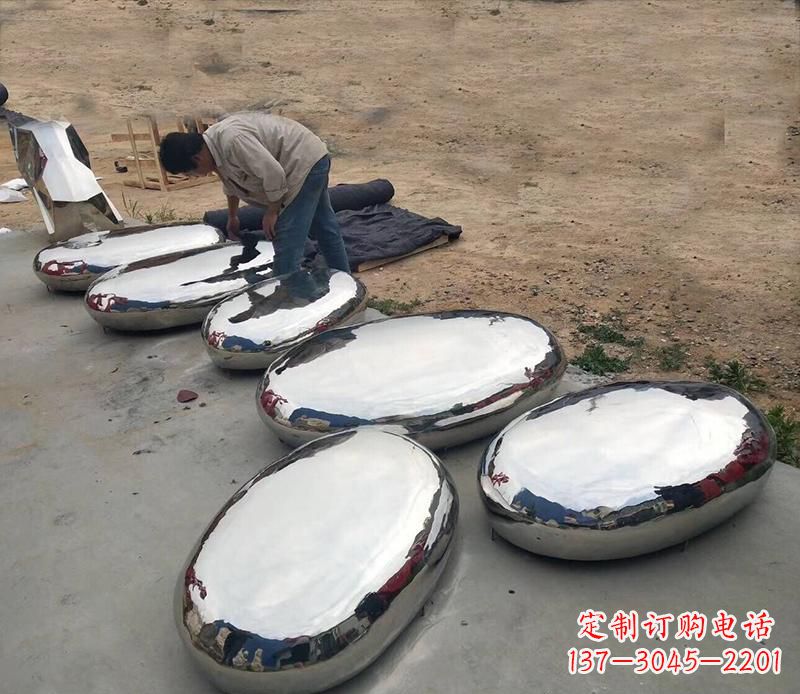 中領雕塑水滴形藝術雕塑