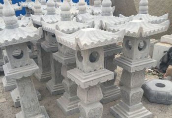 仿古石燈園林景觀石雕