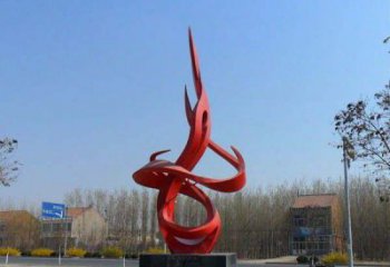 不銹鋼火苗經典建筑雕塑