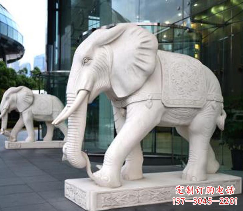 中領(lǐng)雕塑大象石雕,給您的公園一個氣派 中領(lǐng)雕塑大象石雕,給您的公園一個氣派