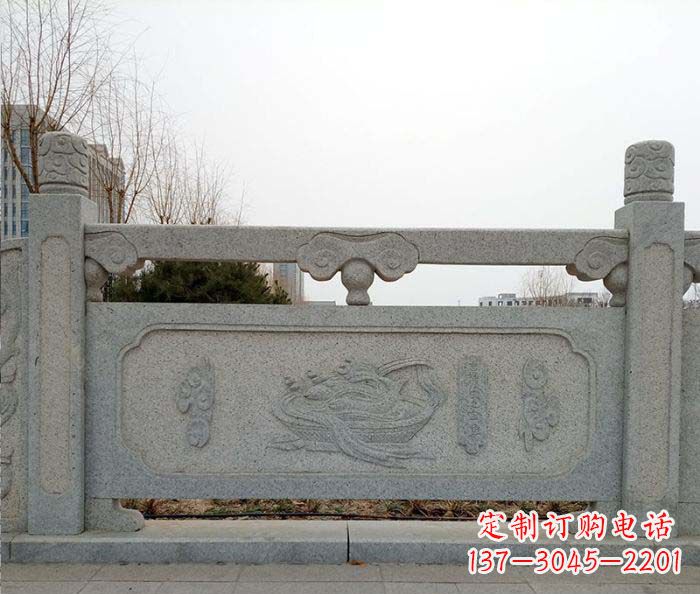 公園戶外欄板石雕