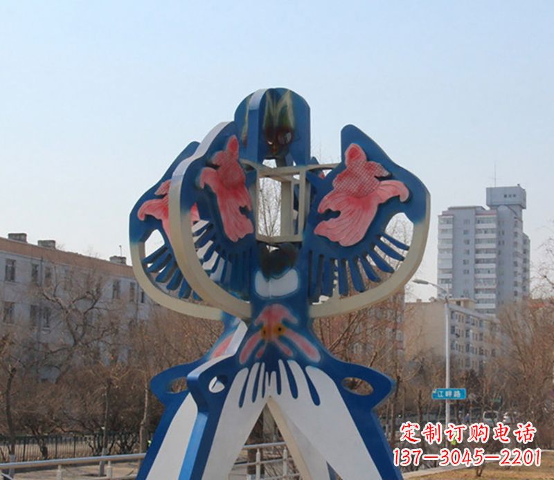 公園景觀不銹鋼風箏