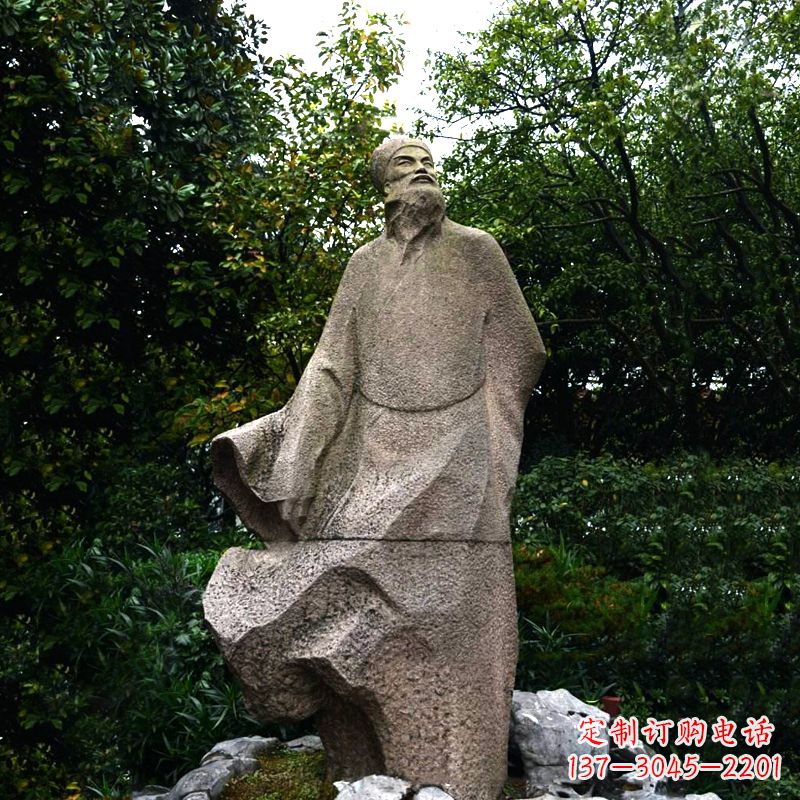 精美蘇東坡砂巖雕塑 精美蘇東坡砂巖雕塑