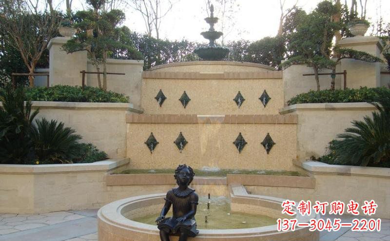 西方風(fēng)尚小女孩銅雕 西方風(fēng)尚小女孩銅雕