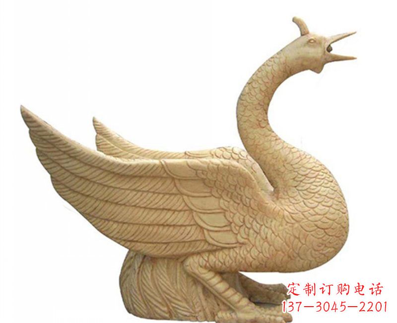 高質量噴水鳳凰石雕