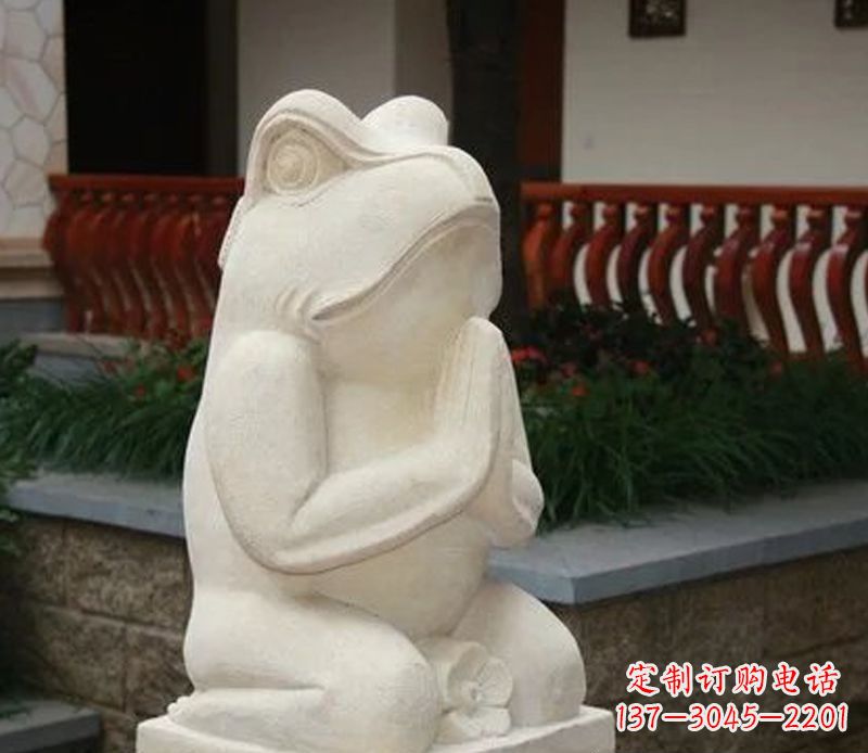 中領(lǐng)雕塑精美絕倫的青蛙石雕 中領(lǐng)雕塑精美絕倫的青蛙石雕