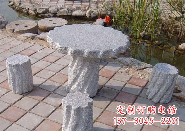 公園石桌凳雕塑 公園石桌凳雕塑