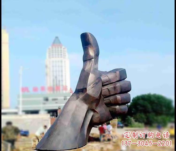 高端精美大拇指銅雕 高端精美大拇指銅雕