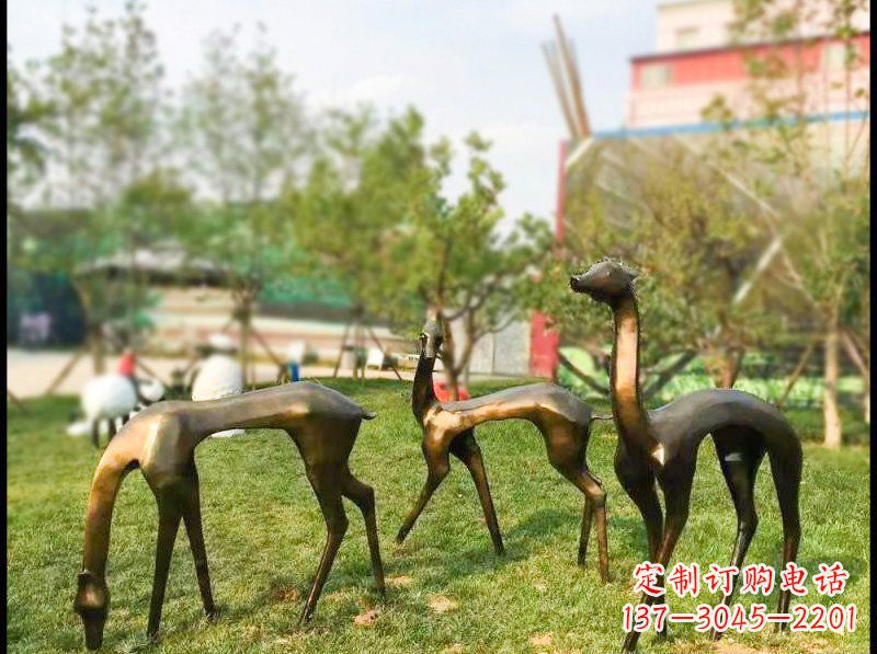 藝術(shù)欣賞——梅花鹿雕塑