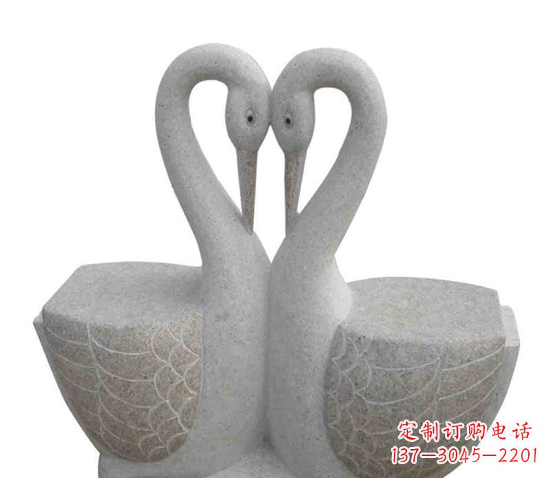 藝術級天鵝石雕