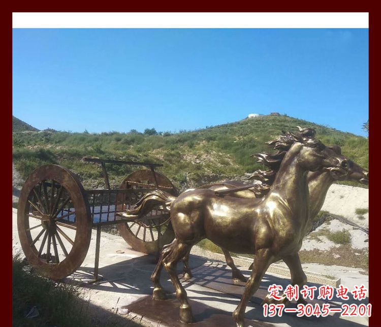 馬車銅雕精美絕倫的古典魅力