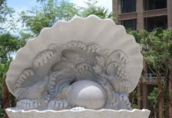 城市公園小區經典噴泉石雕
