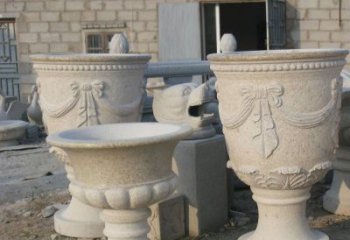 經(jīng)典歐式花盆石雕