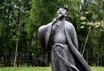 誕生于中國古代傳奇的雕塑——王羲之鑄銅雕塑