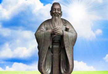 孔子銅雕，傳承傳統文化的藝術鑒賞