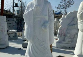 傳承古代文化，紀念古代名醫——華佗石雕