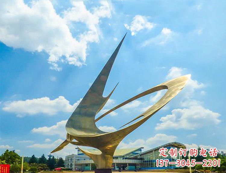 廣場不銹鋼抽象創意雕塑