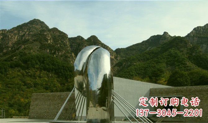 廣場不銹鋼大型抽象雕塑