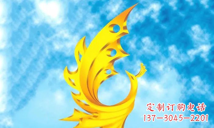 鳳凰雕塑 - 廣場/不銹鋼/鳳凰 鳳凰雕塑 - 廣場/不銹鋼/鳳凰