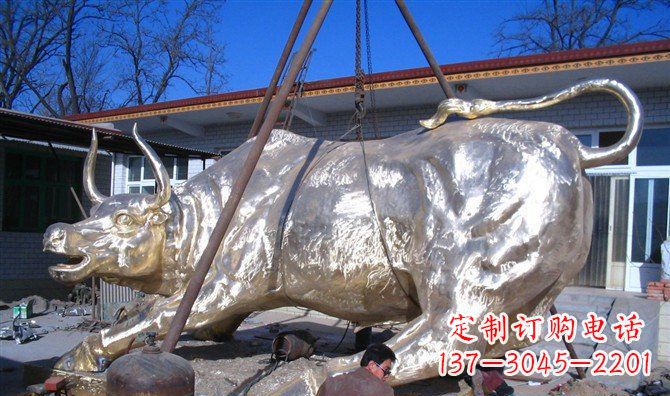 廣場華爾街牛銅雕 (3)