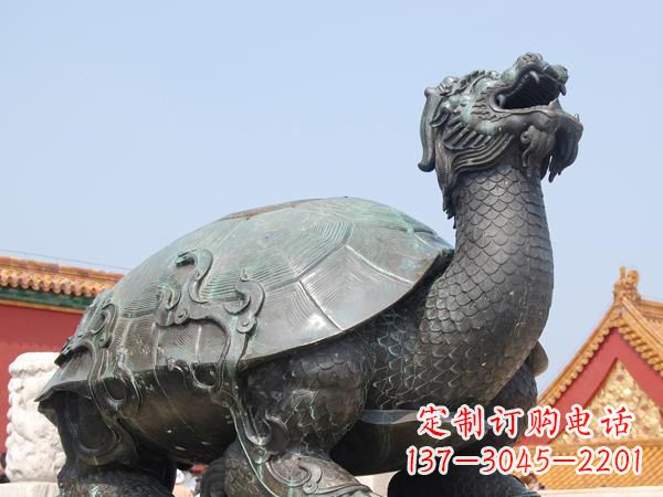 廣場龍龜銅雕222