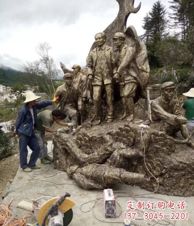 廣場偉人紀念銅雕