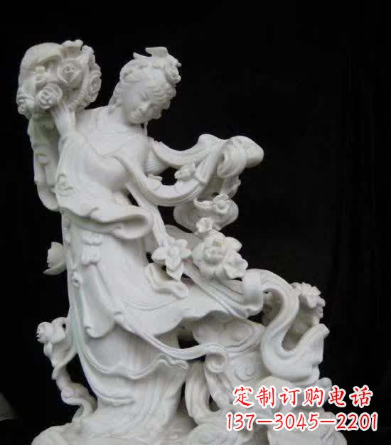 漢白玉仙女石雕 漢白玉仙女石雕