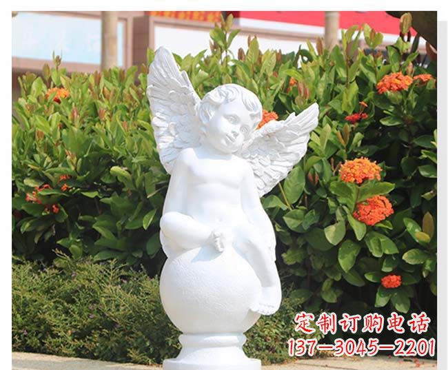 漢白玉小天使公園西方人物石雕